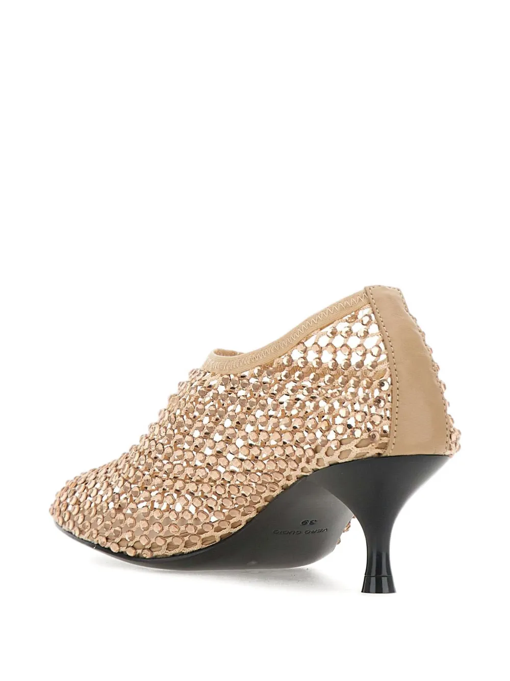 strategia shoes 50 mm pumps verfraaid met stras Beige