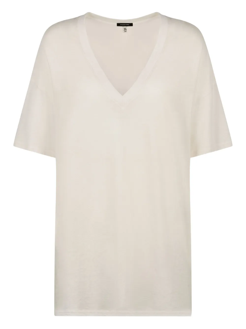 R13 Katoenen T-shirt Wit