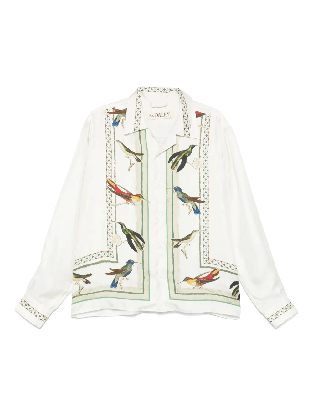 S.S.DALEY bird-print shirt | White | Image 1