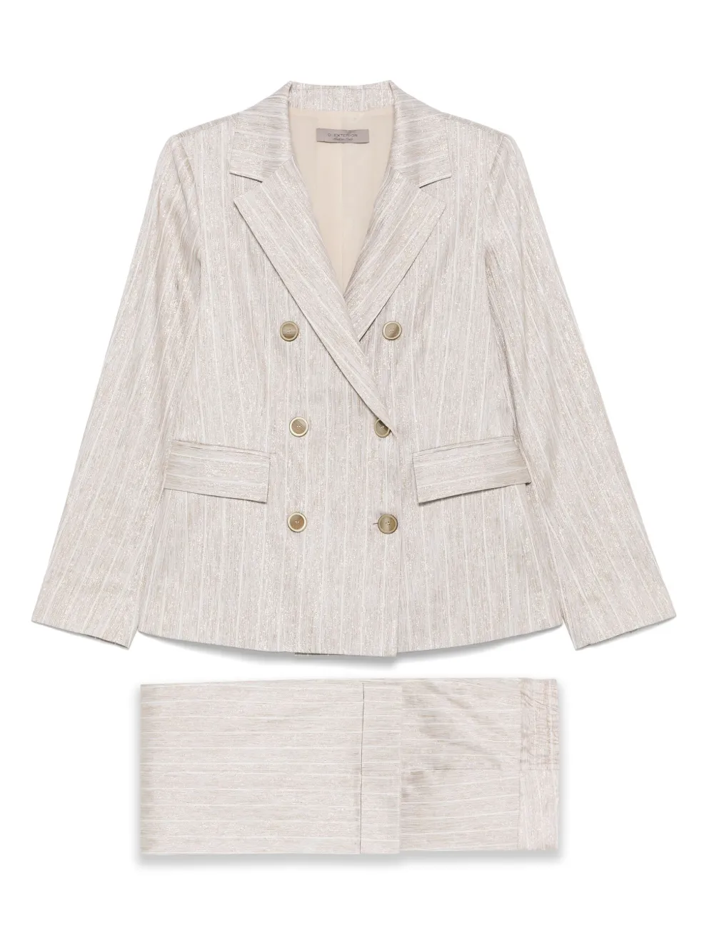 D.Exterior Pak met krijtstreep Beige