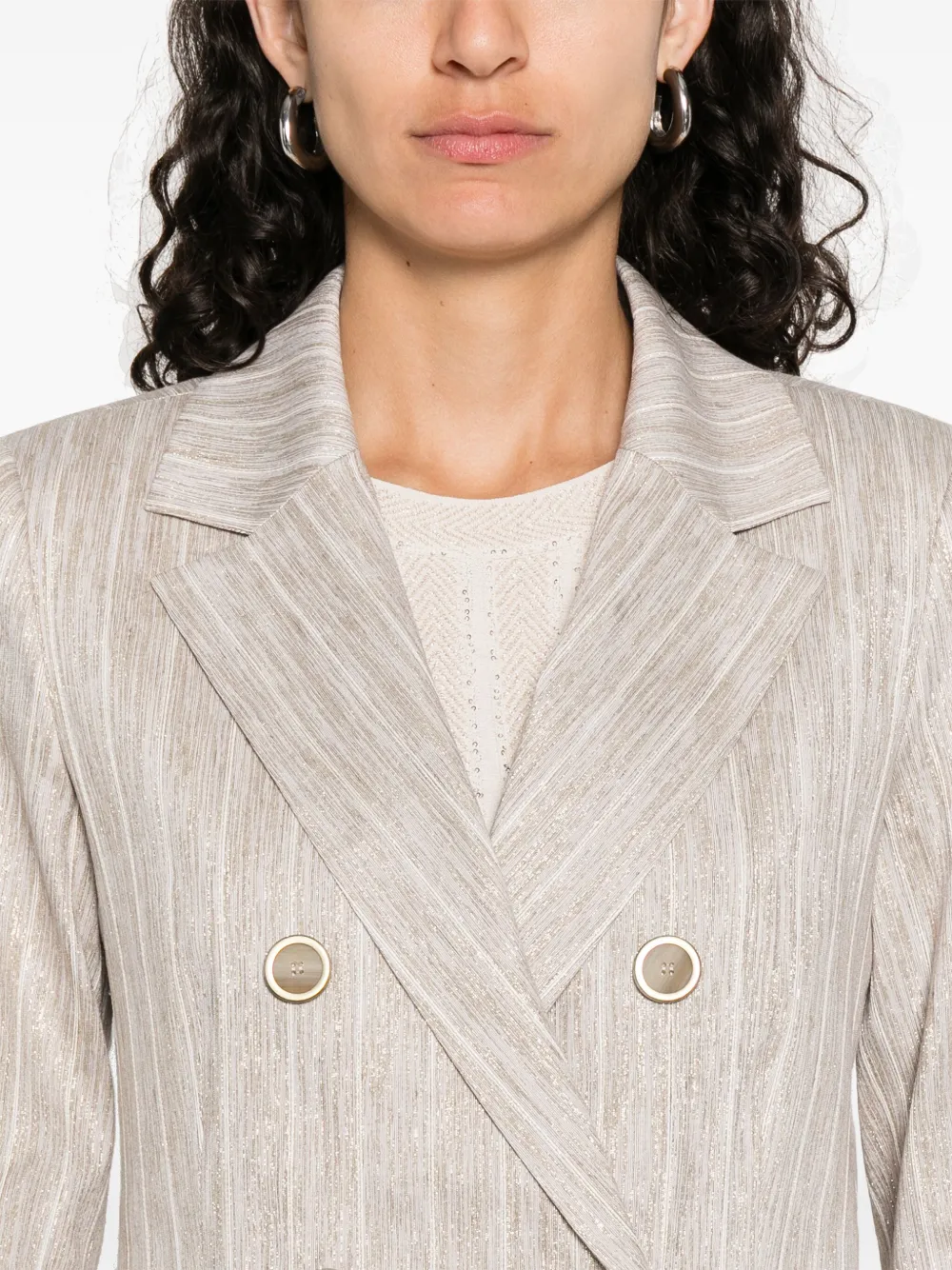 D.Exterior Pak met krijtstreep Beige