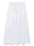 D.Exterior A-line midi skirt - Silver