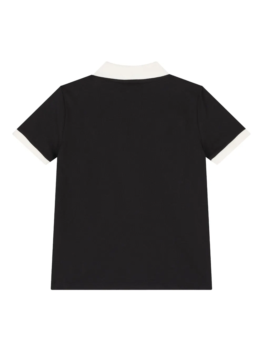 Calvin Klein Kids Katoenen poloshirt Zwart