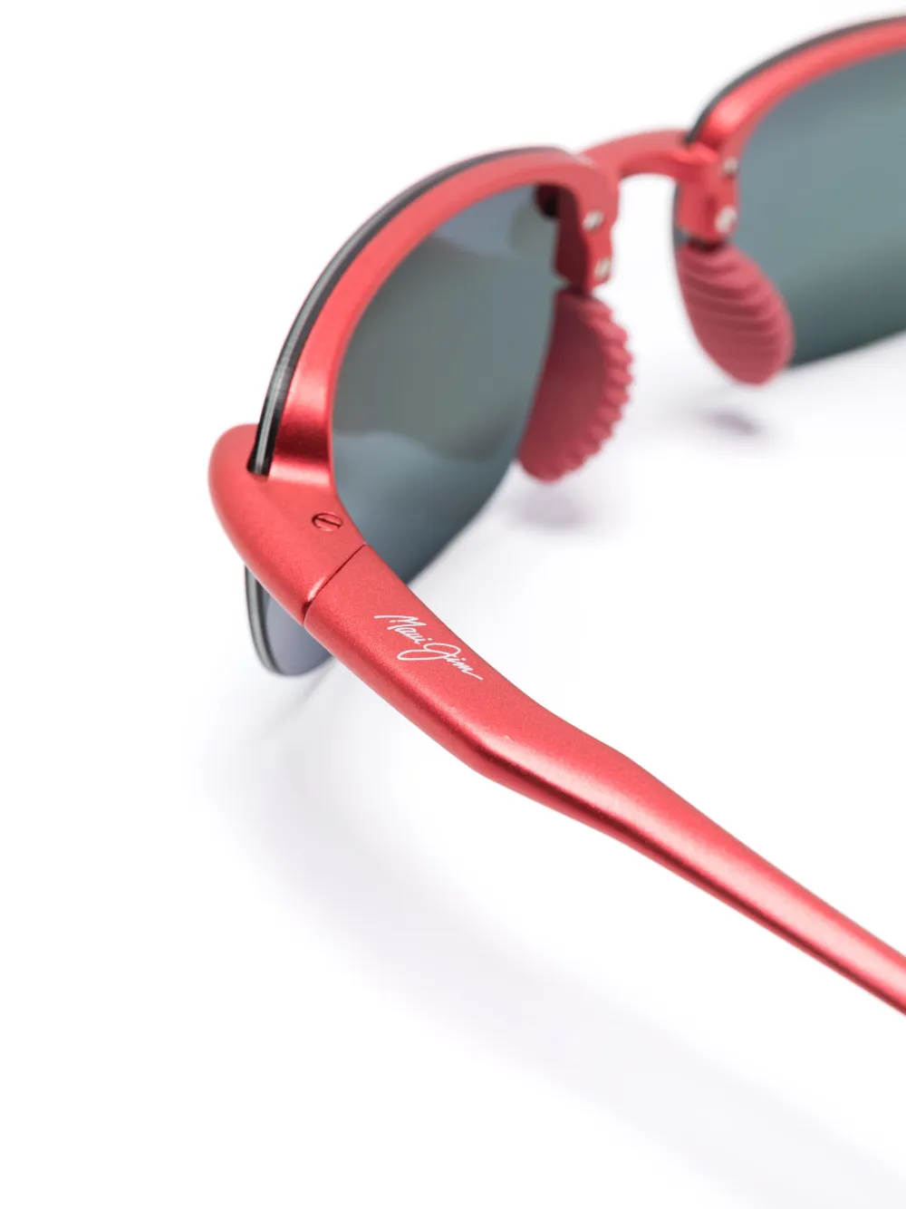 Maui Jim Zonnebril met rechthoekig montuur Rood