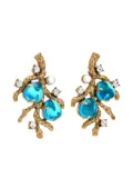Kenneth Jay Lane Sea Branch earrings - Gold