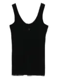 Jean Paul Gaultier Pre-Owned 2000s scoop-neck tank top - Black