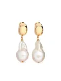 Kenneth Jay Lane pearl-embellished drop earrings - Gold