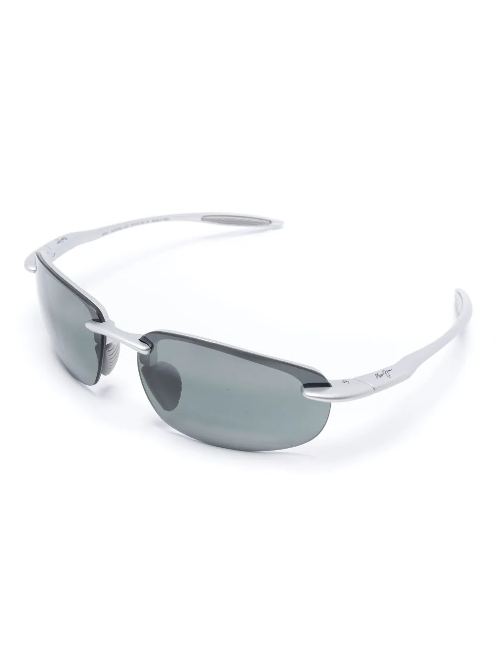 Maui Jim Zonnebril met rechthoekig montuur - Grijs