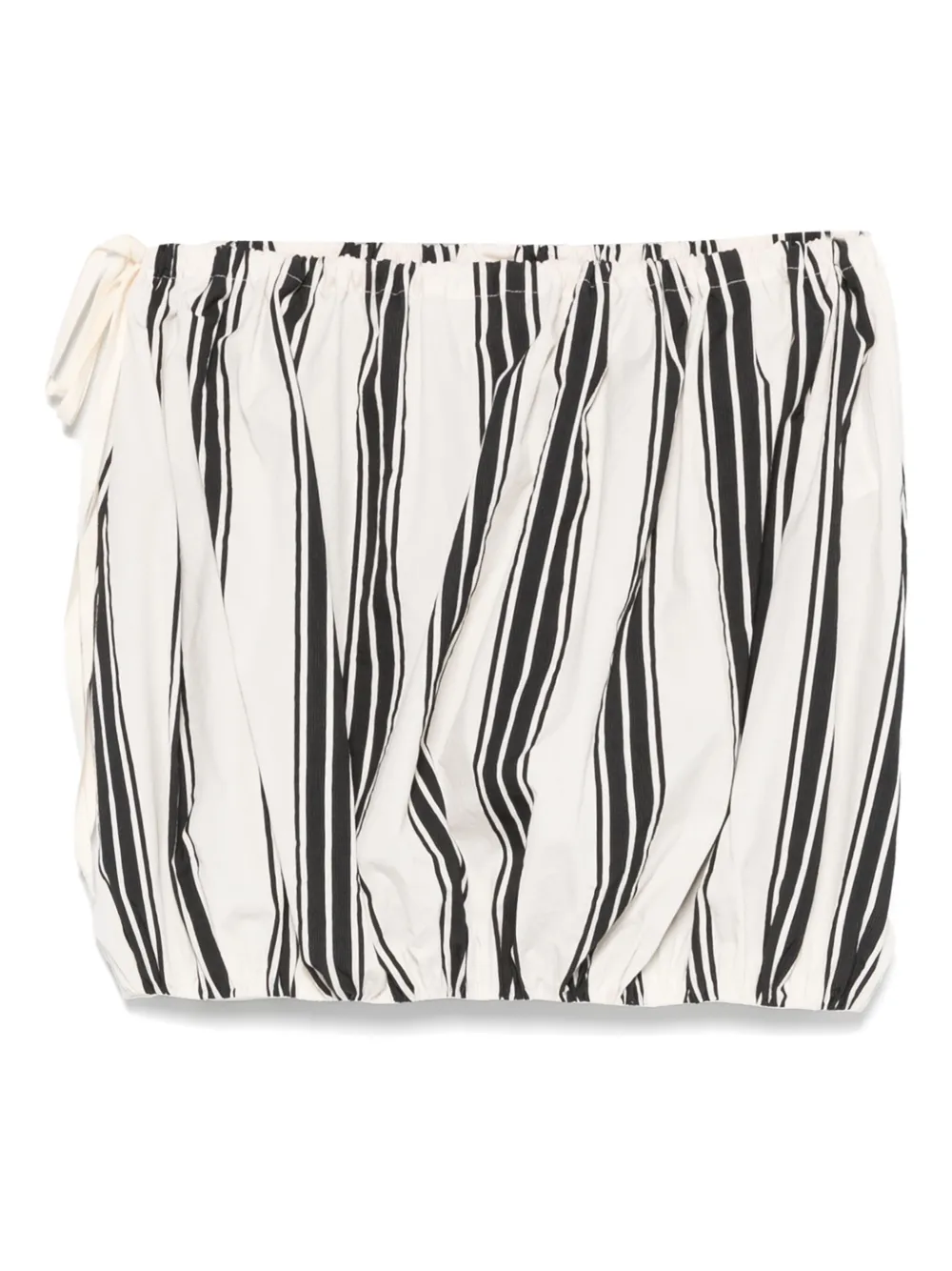 Philosophy Di Lorenzo Serafini Gestreepte mini-rok - Zwart