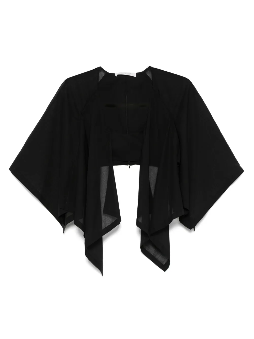 Philosophy Di Lorenzo Serafini Cropped top Zwart