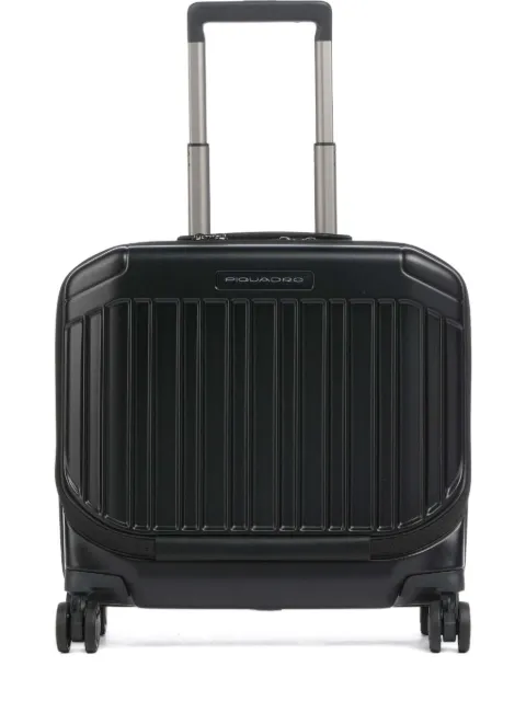 PIQUADRO ribbed-shell wheeled holdall