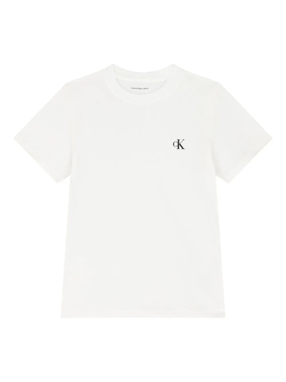 Calvin Klein Kids Twee katoenen T-shirt Blauw