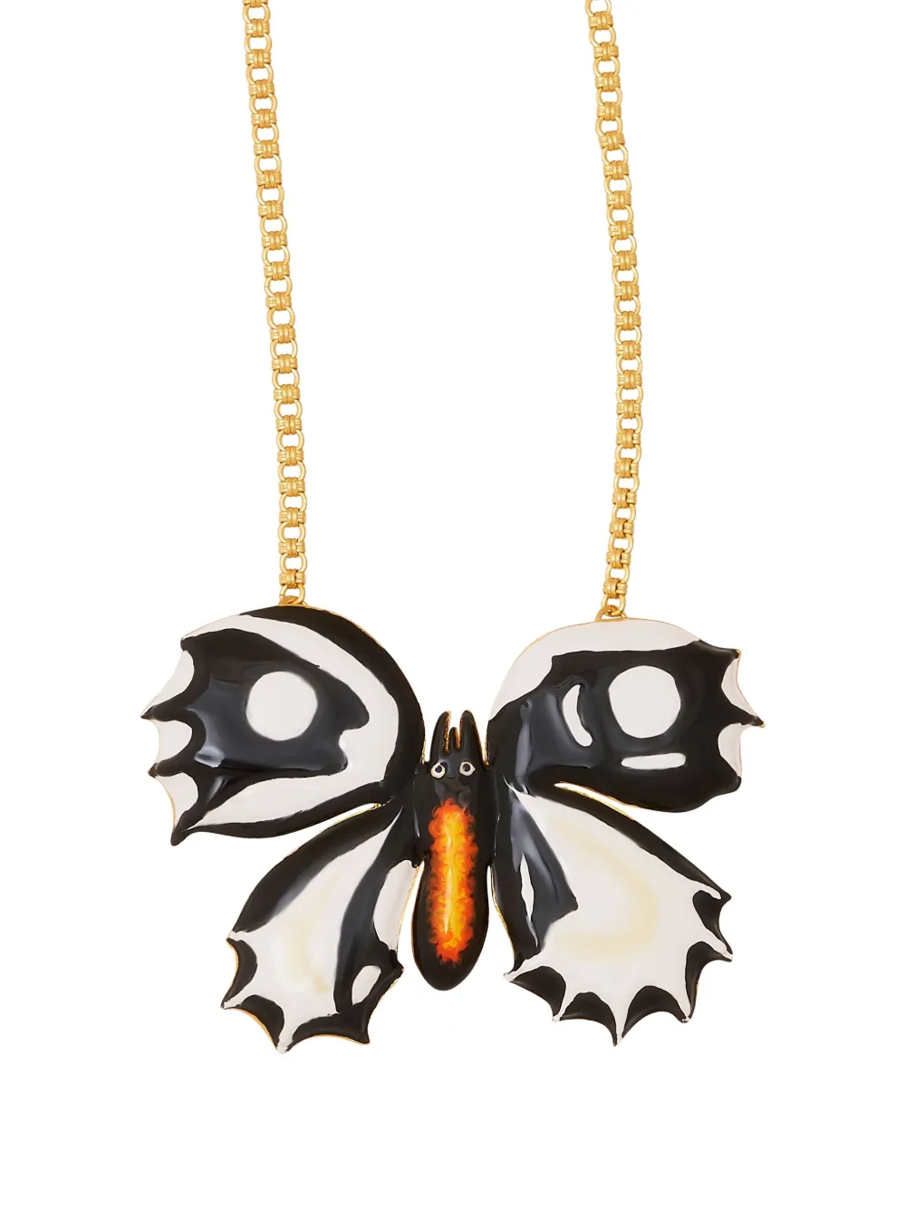 Kenneth Jay Lane Butterfly チェーンネックレス - ゴールドトーン Kenneth Jay Lane Butterfly チェーンネックレス - ゴールドトーン