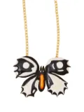 Kenneth Jay Lane Butterfly chain necklace - Gold