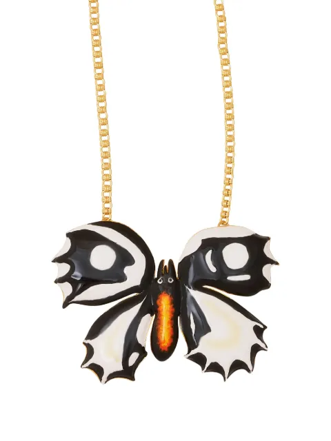 Kenneth Jay Lane Butterfly chain necklace