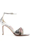 Missoni 80mm sequinned sandals - Silver