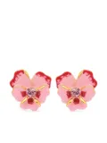 Kenneth Jay Lane Flower earrings - Pink