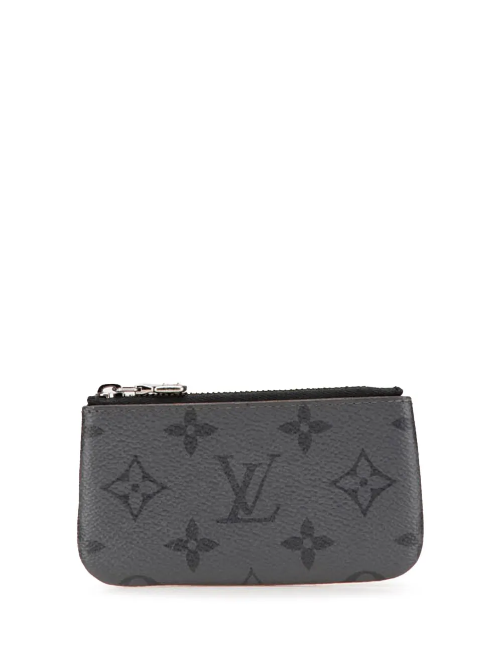 Louis Vuitton Pre-Owned 2022 Monogram Eclipse Reverse Pochette Cles coin pouch | Black | Image 1