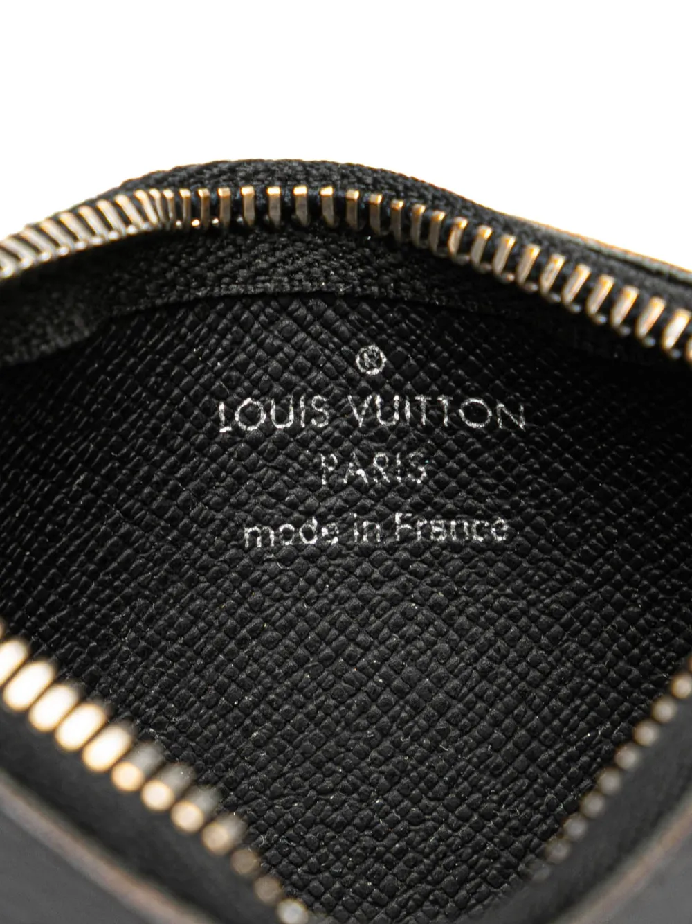 Pre-owned Louis Vuitton 2022 Monogram Eclipse Reverse Pochette Cles Coin Pouch