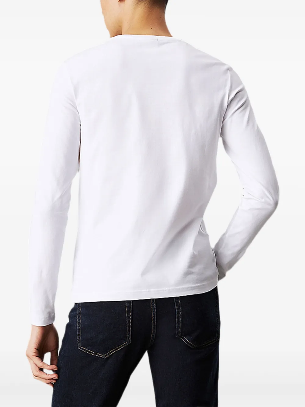 Calvin Klein T-shirt met lange mouwen Wit