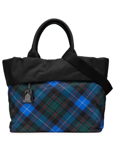 Prada Pre-Owned 2000-2024 Tessuto Stampato Reversible satchel