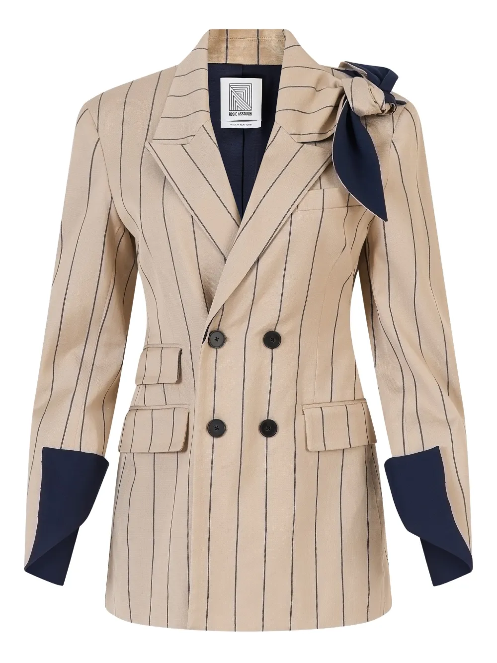 Shop Rosie Assoulin Double-breasted Blazer