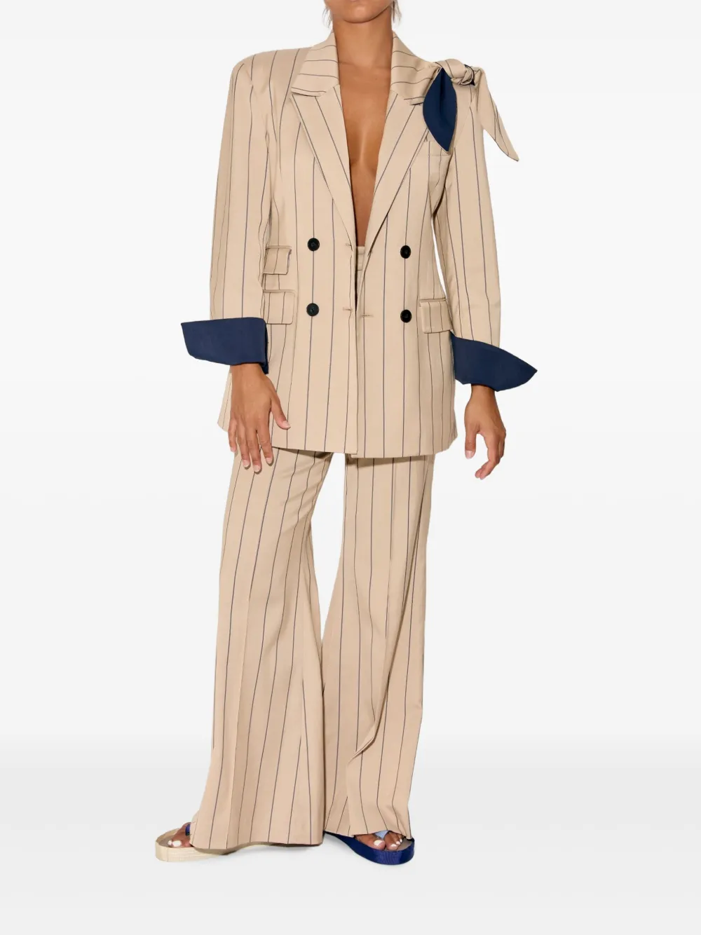 Shop Rosie Assoulin Double-breasted Blazer