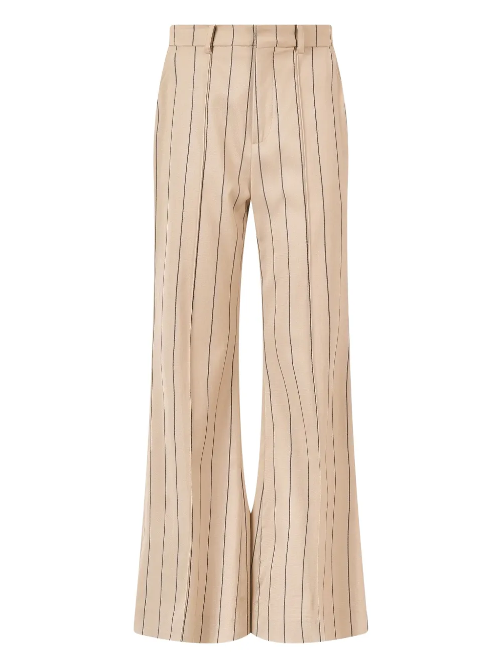 pinstriped trousers