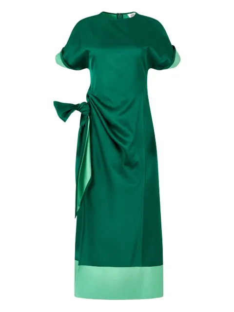 Rosie Assoulin vestido midi Sash & Slit