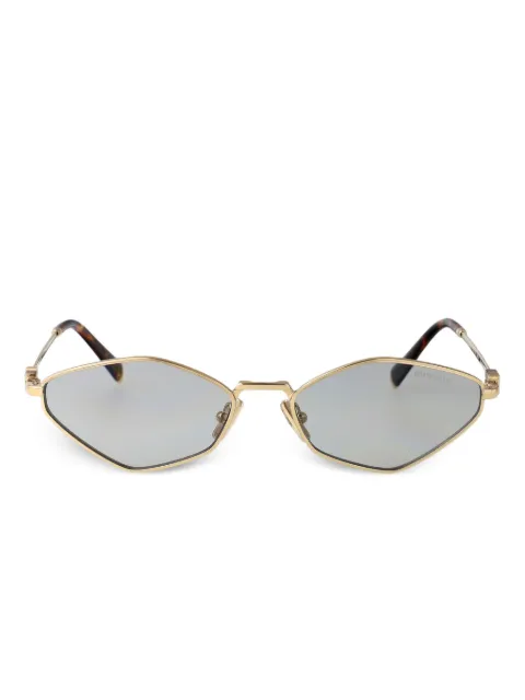 Miu Miu Eyewear faceted-frame sunglasses