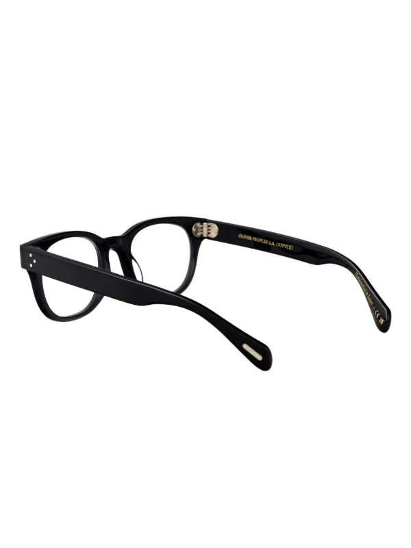 Oliver Peoples Tortoiseshell Frame Glasses | Black | FARFETCH RO