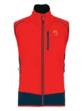 KARPOS logo-print ski top - Red