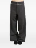 COMMUNS frayed trousers - Grey