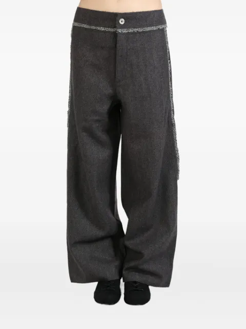 COMMUNS frayed trousers