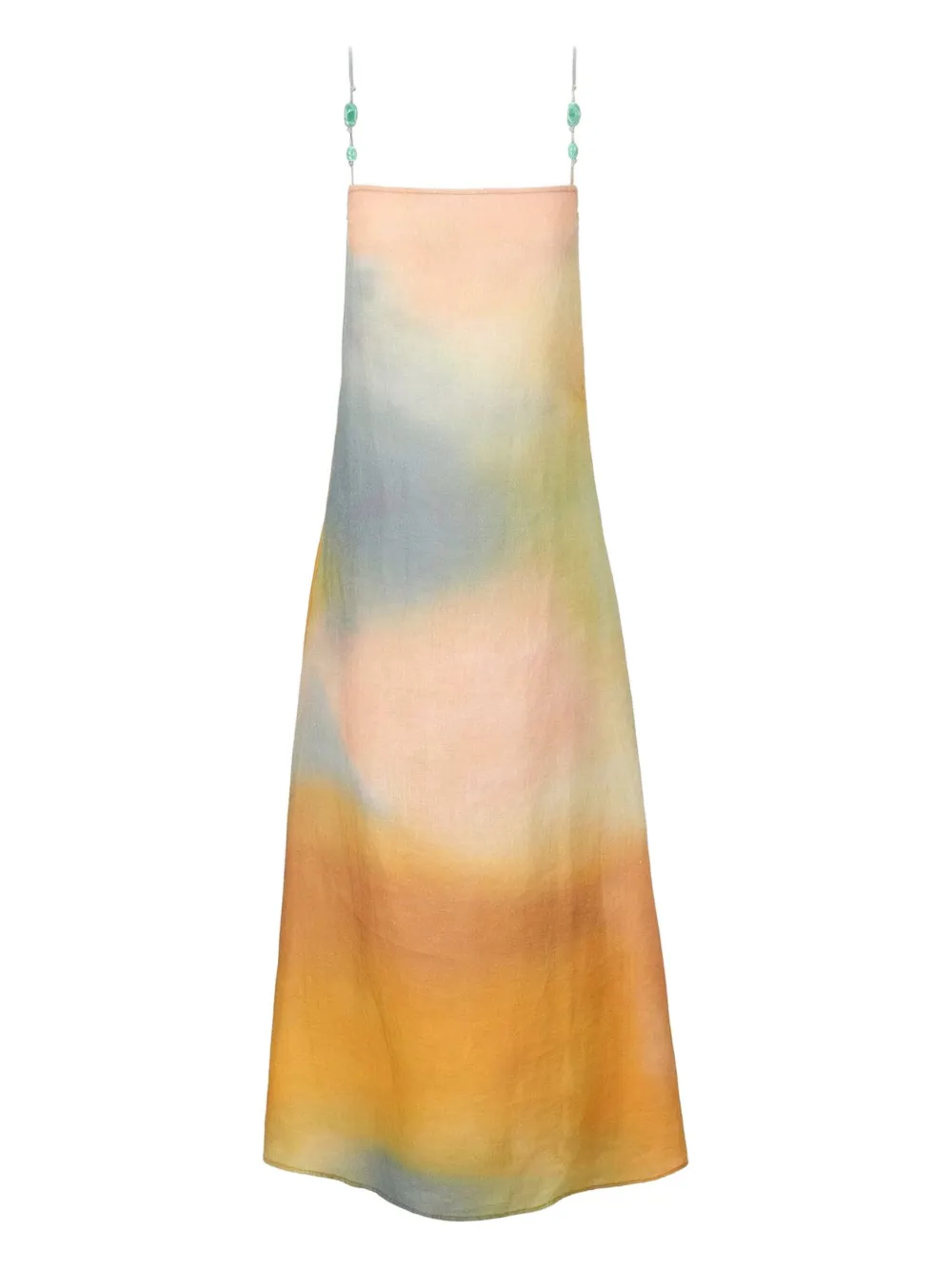 STAUD Laura maxi-jurk Oranje
