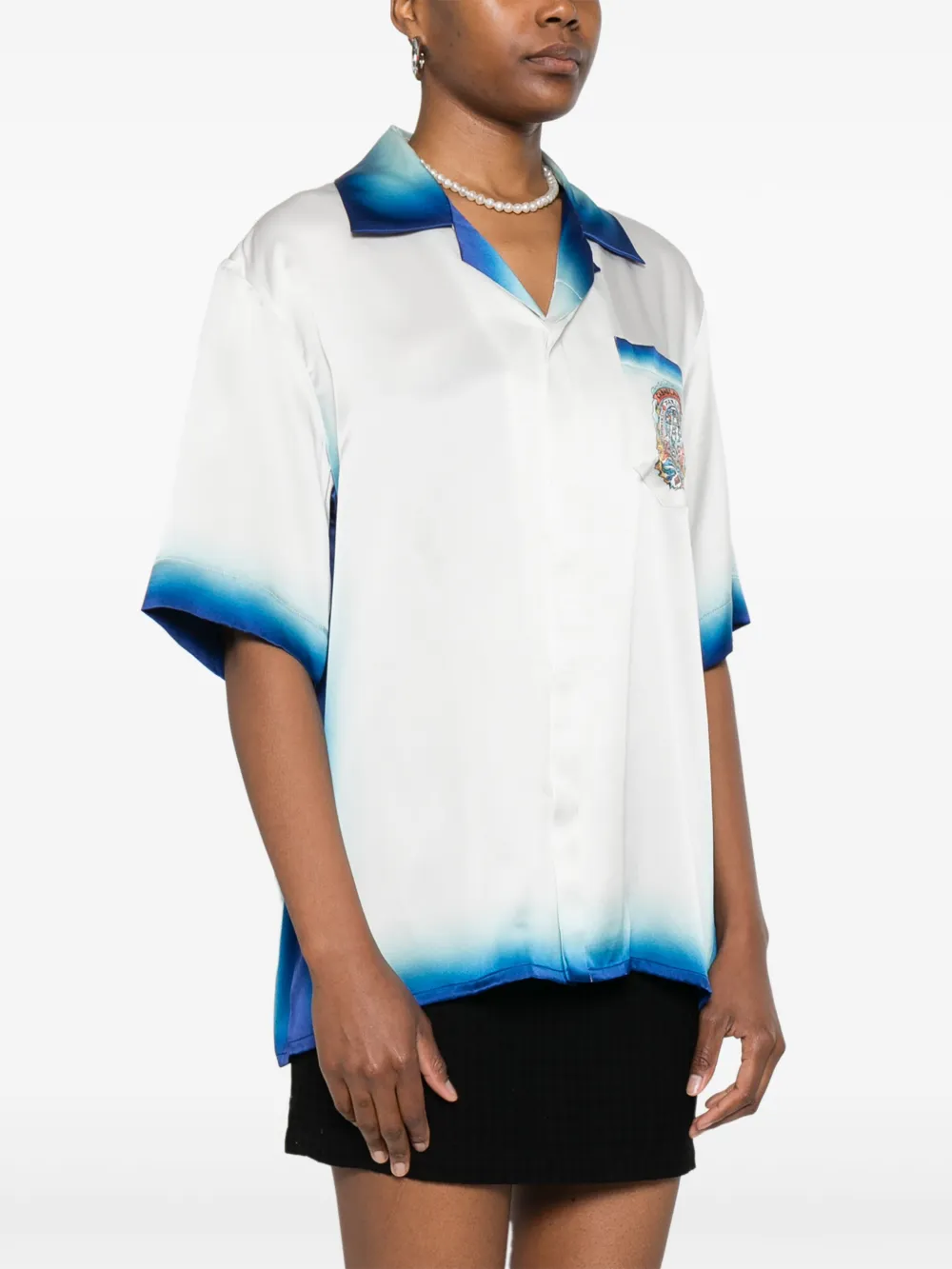 Casablanca Casa Way Skate T-shirt Wit