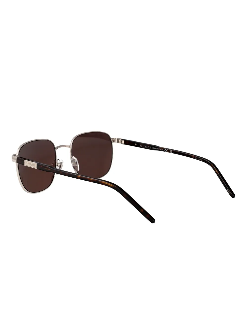 Gucci Eyewear Zonnebril met rond montuur Goud