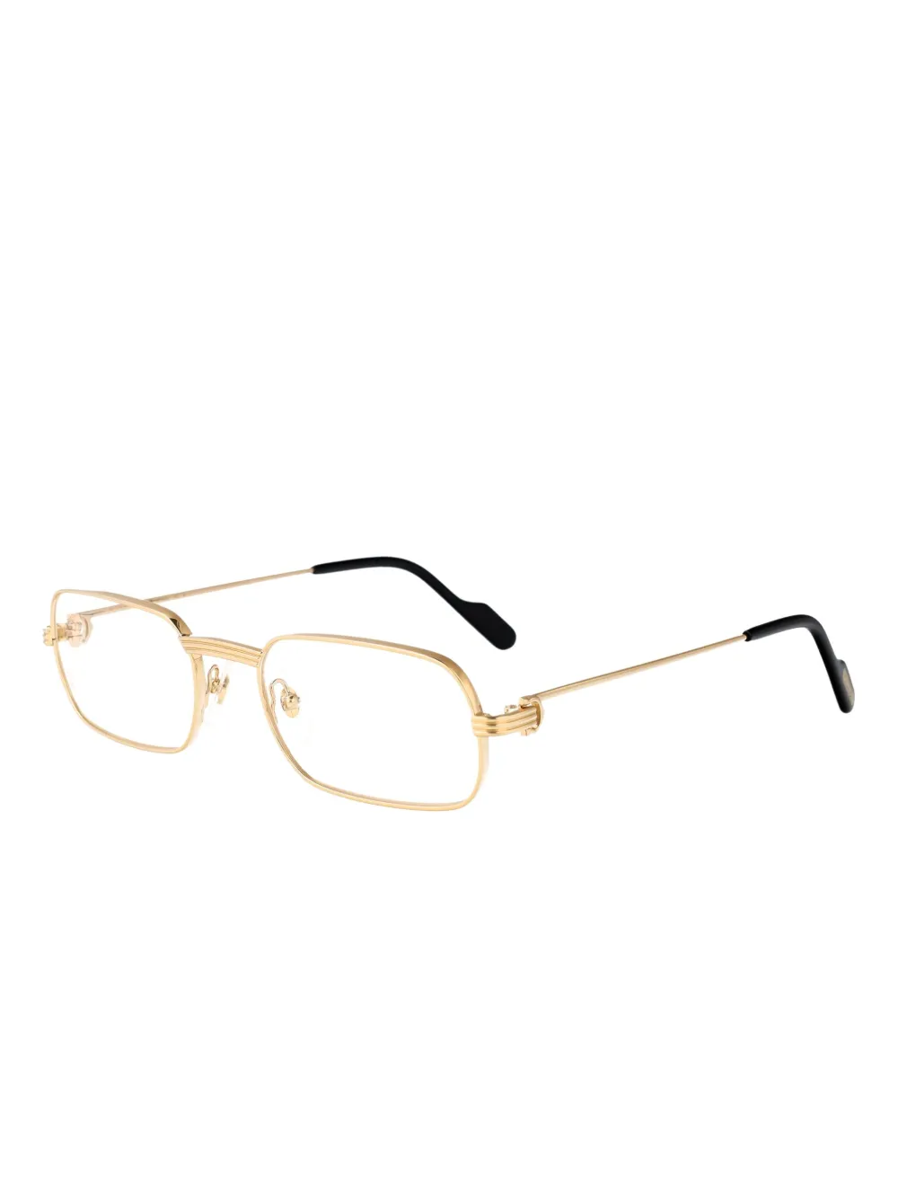 Cartier Eyewear Bril met vierkant montuur Goud