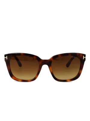 TOM FORD Eyewear トータスシェル サングラス | ブラウン | FARFETCH JP