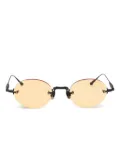Matsuda oval-frame sunglasses - Black