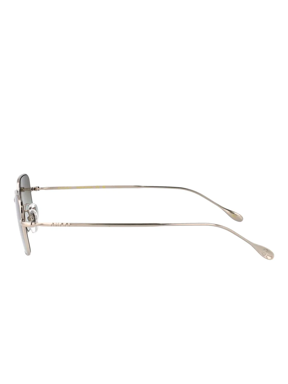 Gucci Eyewear Zonnebril met vierkant montuur Goud