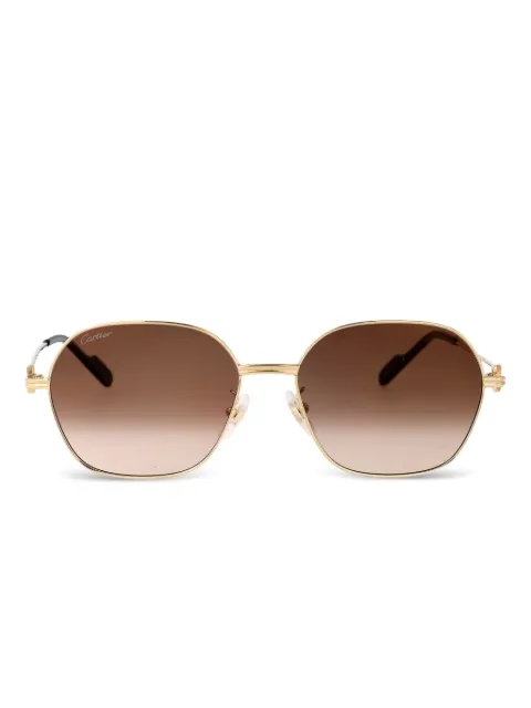 Cartier Eyewear geometric-frame sunglasses