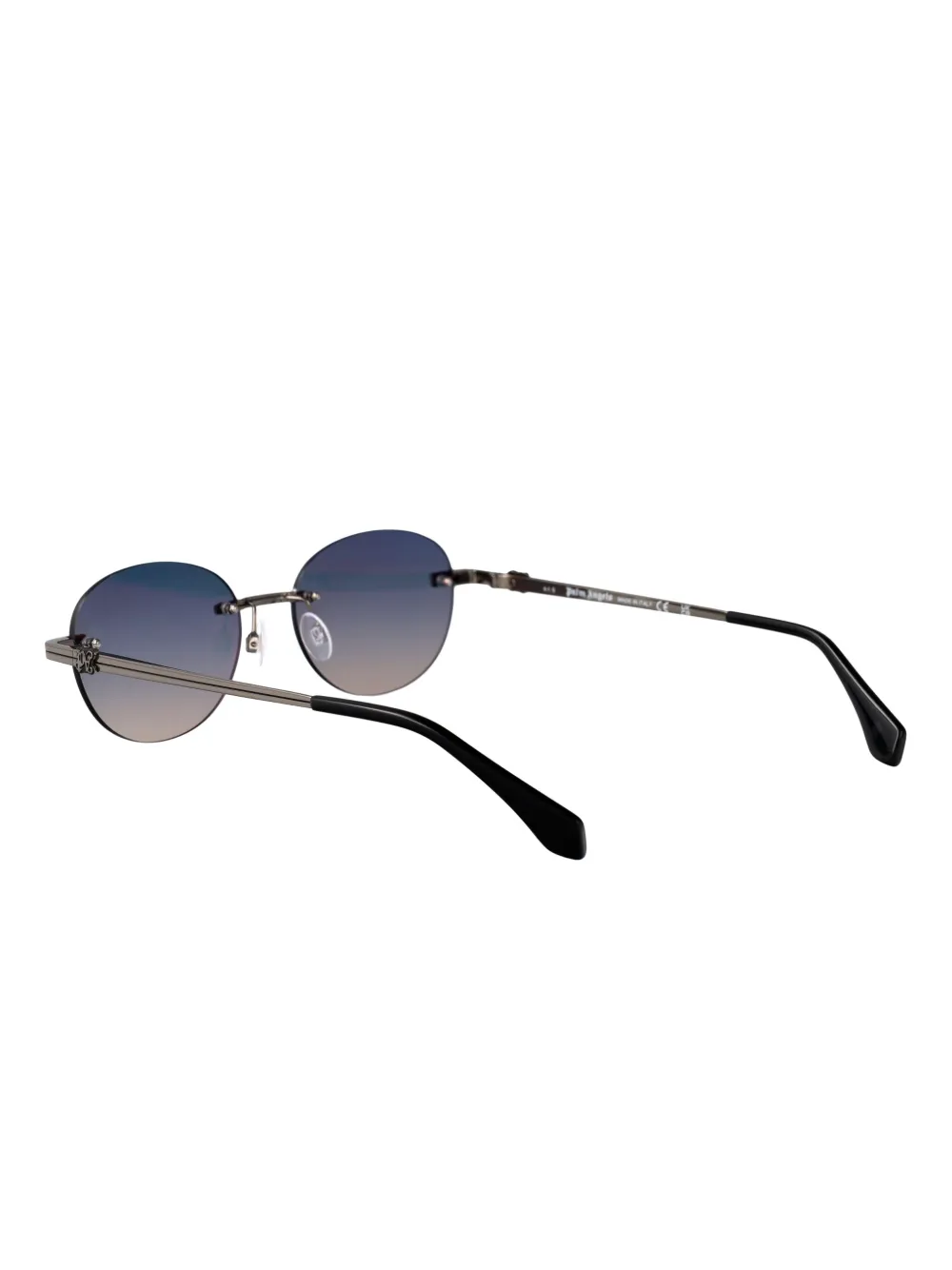 Palm Angels Eyewear Crystal zonnebril Grijs