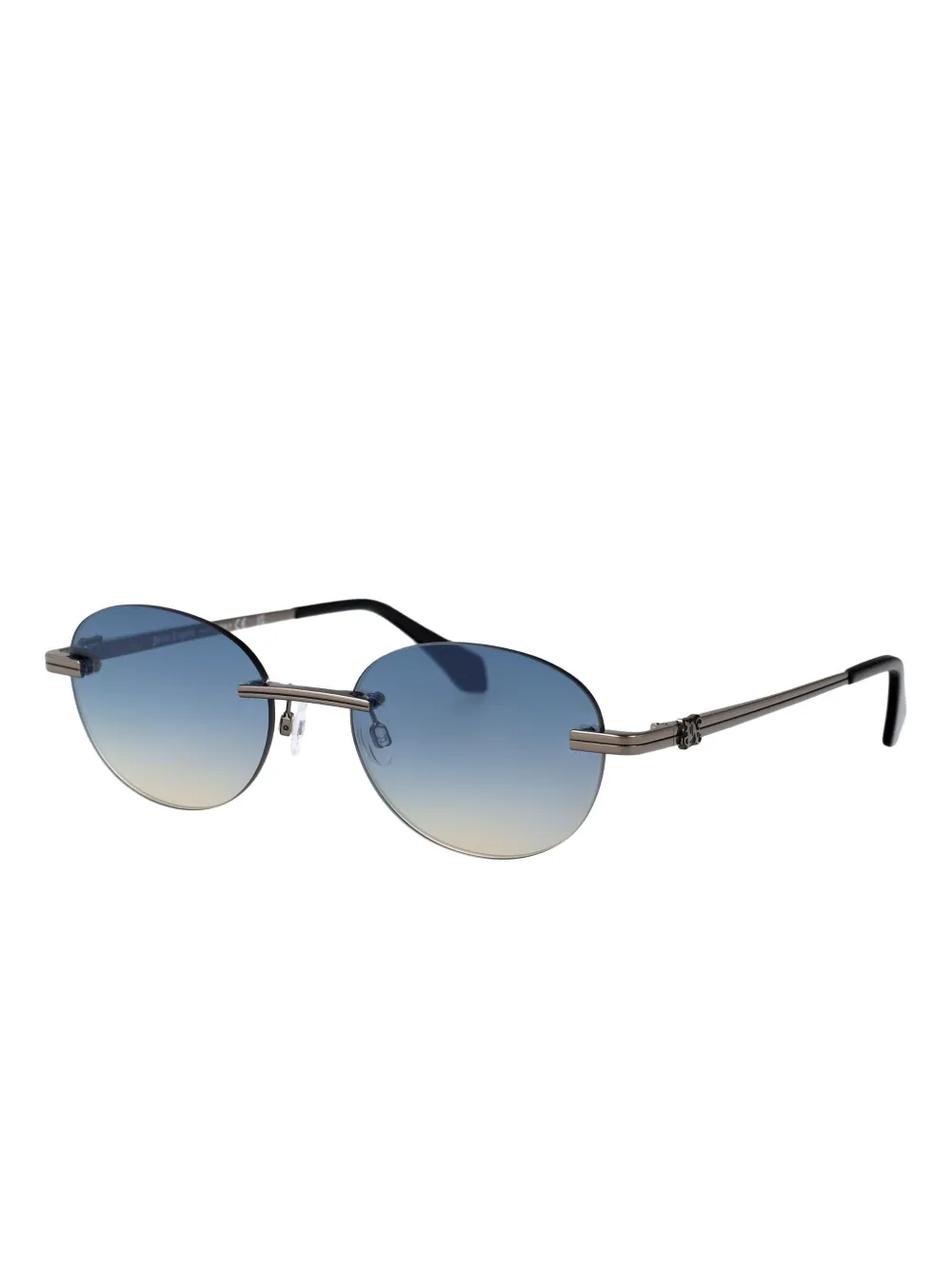 Palm Angels Eyewear Crystal zonnebril Grijs