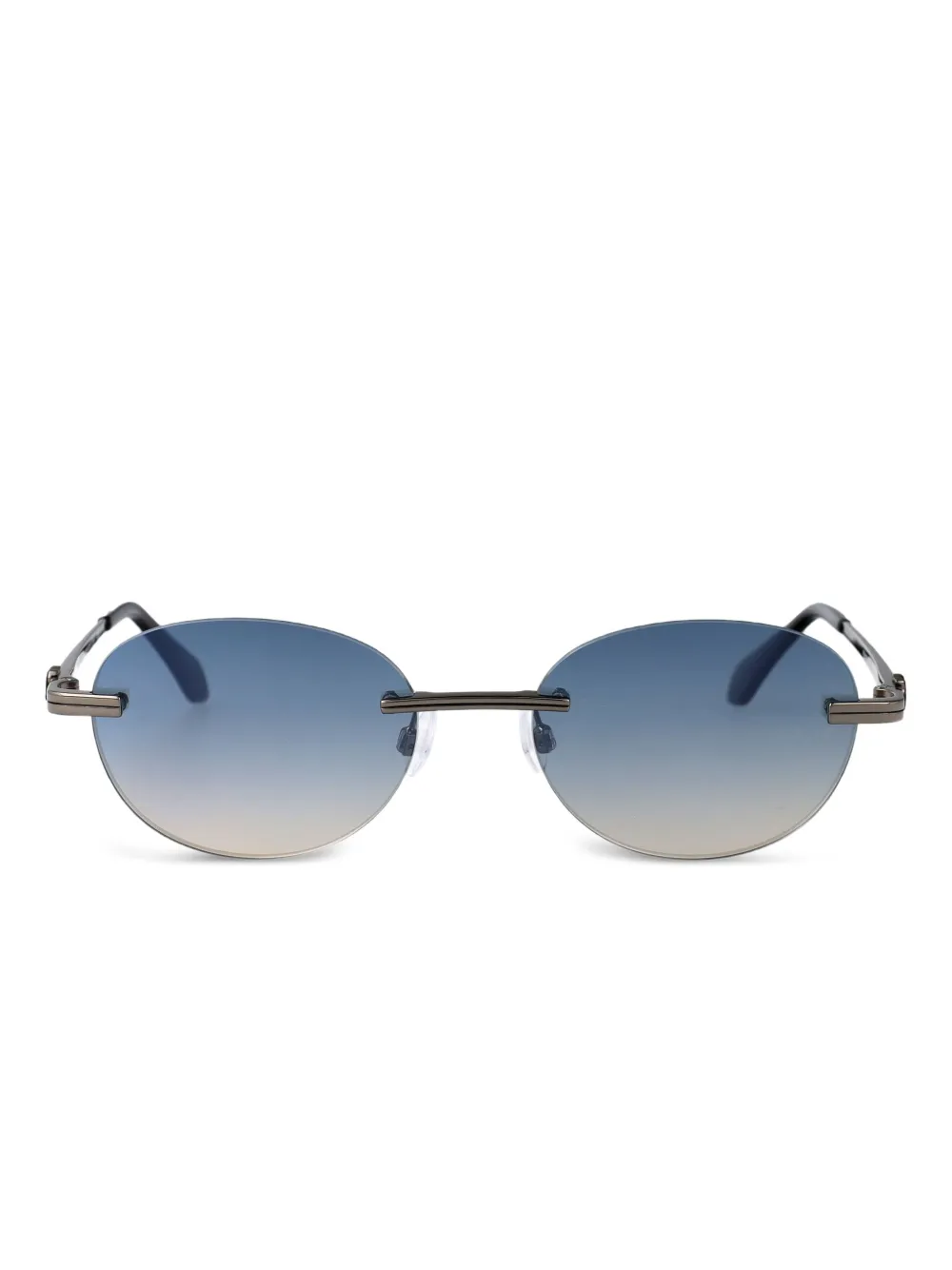 Palm Angels Eyewear Crystal zonnebril Grijs