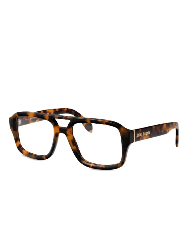 Palm Angels Eyewear トータスシェル 眼鏡フレーム | ブラウン