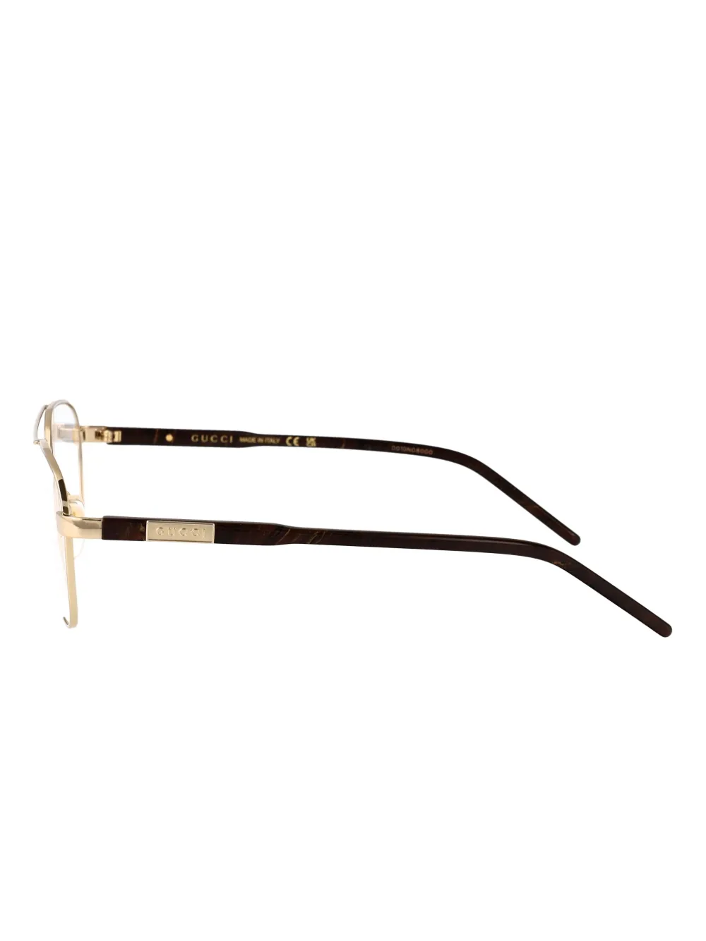 Gucci Eyewear Bril met piloten montuur Goud
