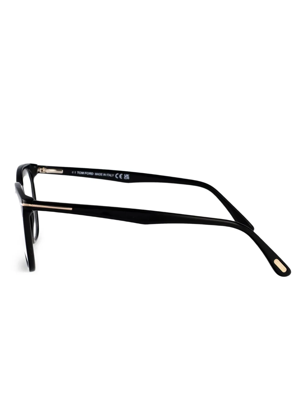 TOM FORD Eyewear Bril met vierkant montuur Zwart