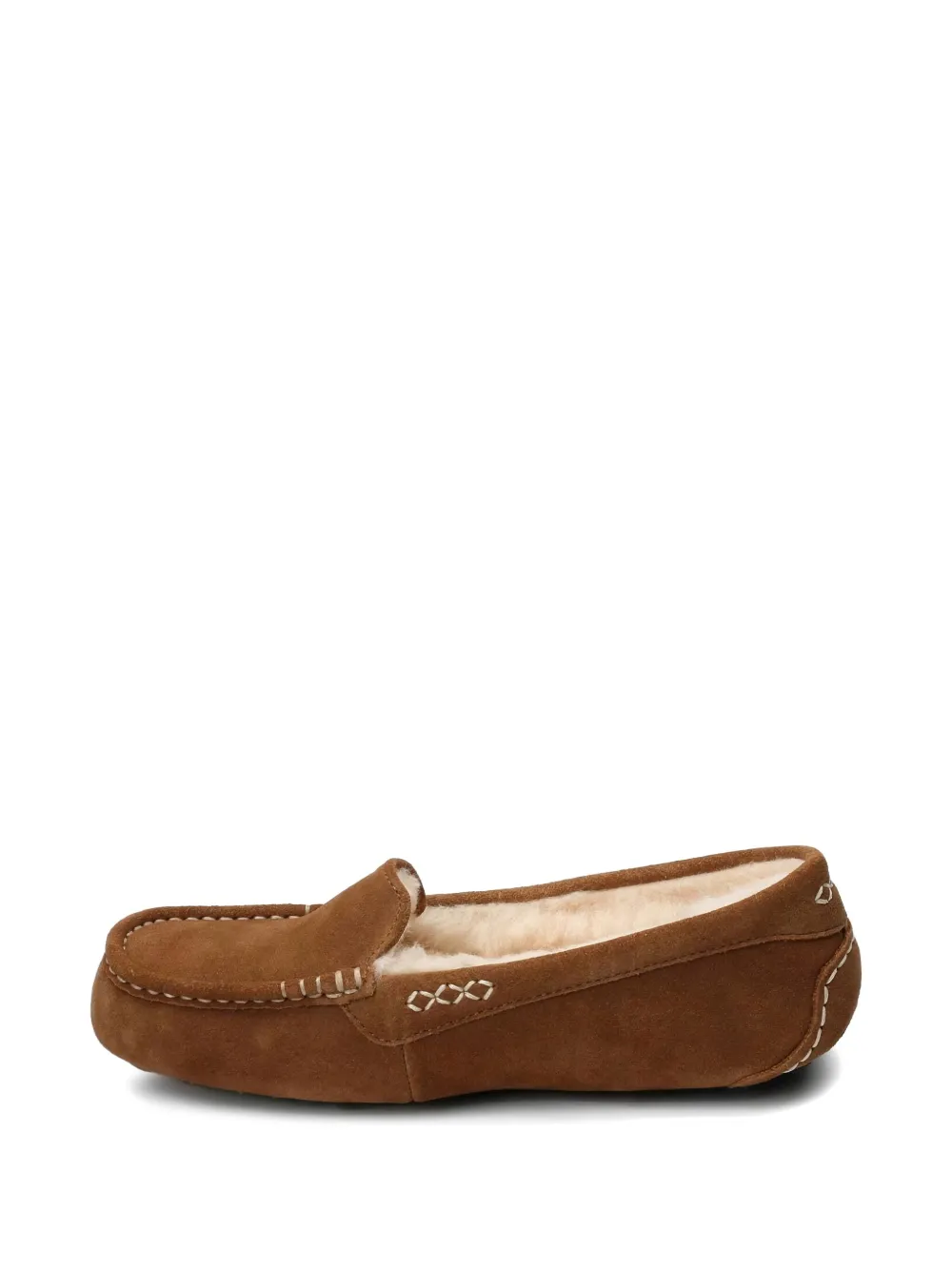 UGG Ansley suède mocassin slippers Bruin