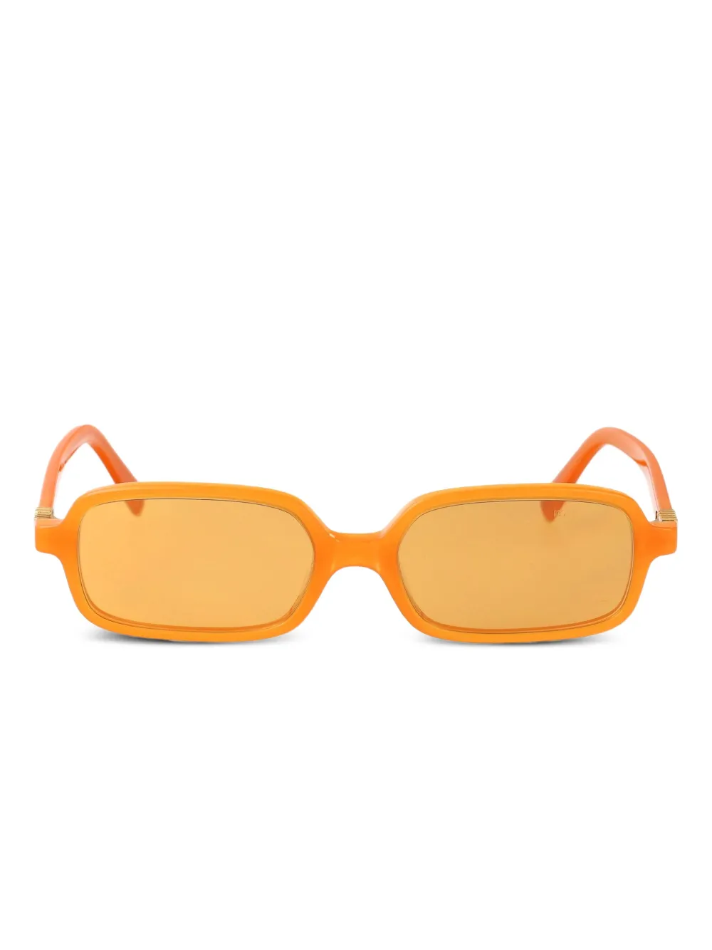 Miu Miu Eyewear rectangle-frame sunglasses | Orange | Image 1